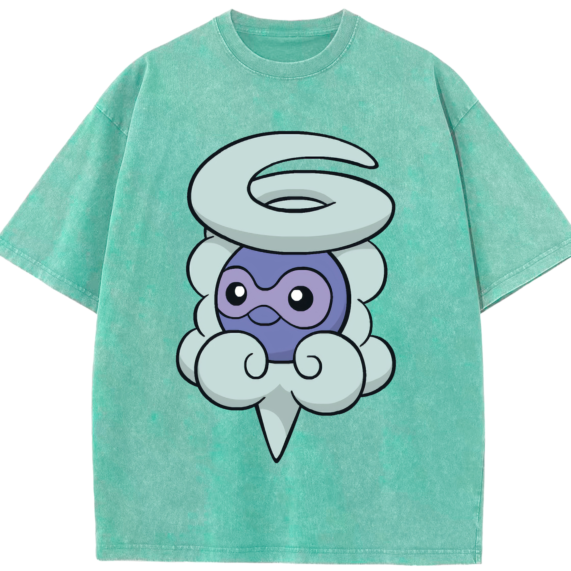 （画像用） ポケットモンスター Pokémon 綿100% ヴィンテージ風 半袖Tシャツ（フロントプリント）